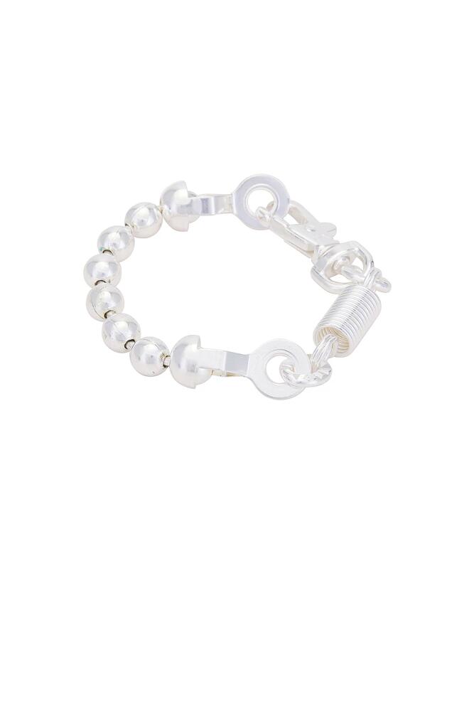 Martine Ali Proxy Ball Bracelet in Metallic Silver Cover