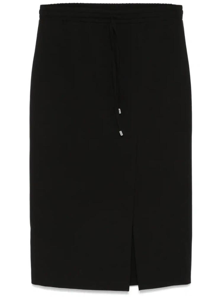 ERMANNO FIRENZE drawstring midi skirt - Black Cover