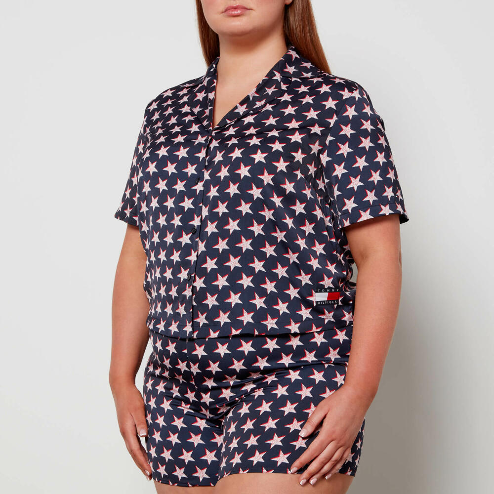 Tommy Hilfiger Women's Star Lace PJ Shirt Curve - Offset Star Cover