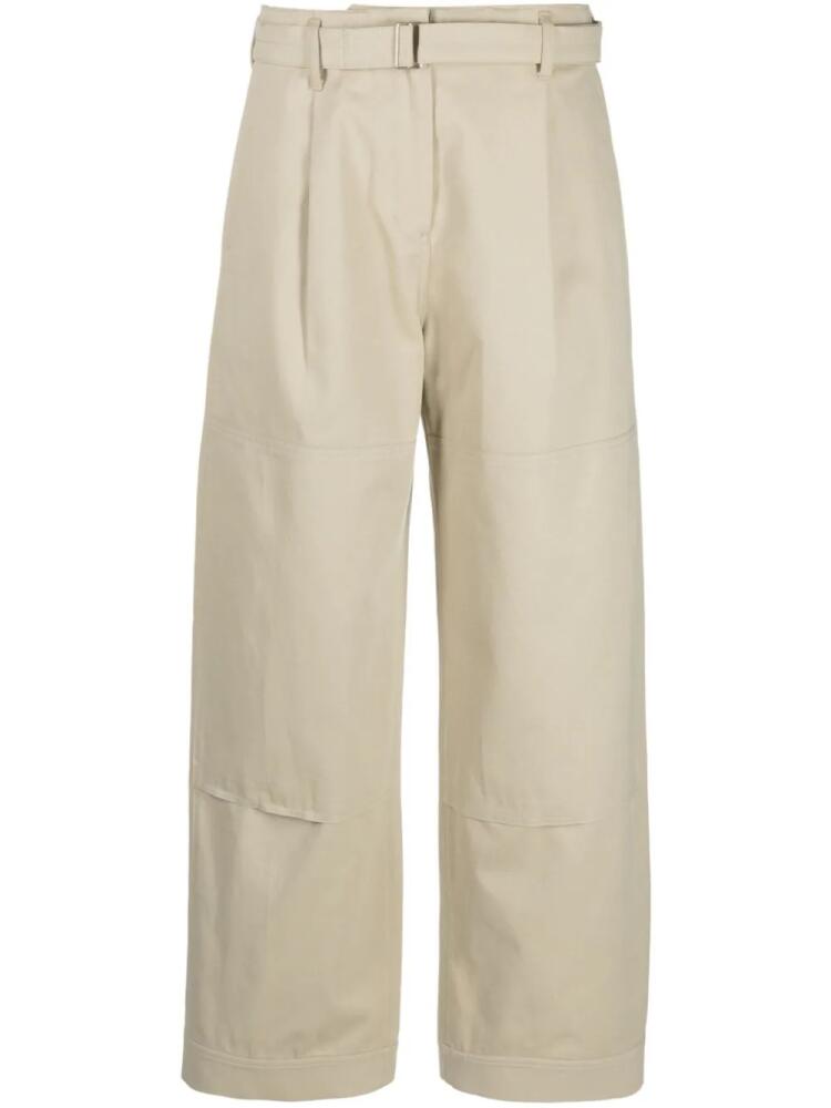 Low Classic straight-leg tapered trousers - Green Cover