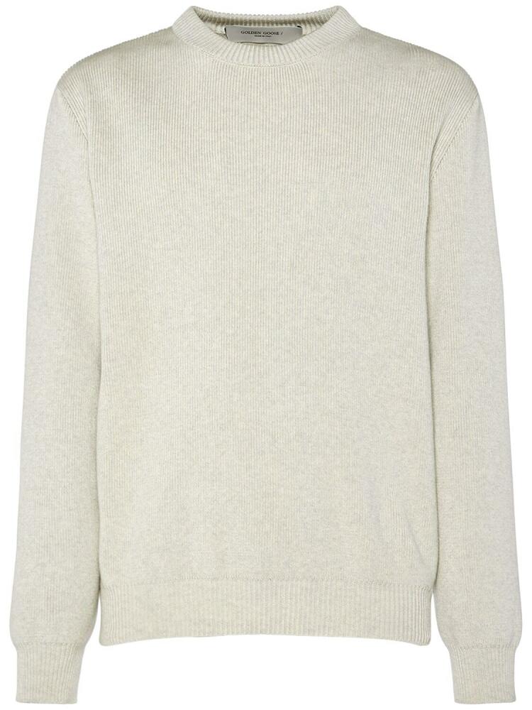 GOLDEN GOOSE Journey Cotton Crewneck Sweater Cover