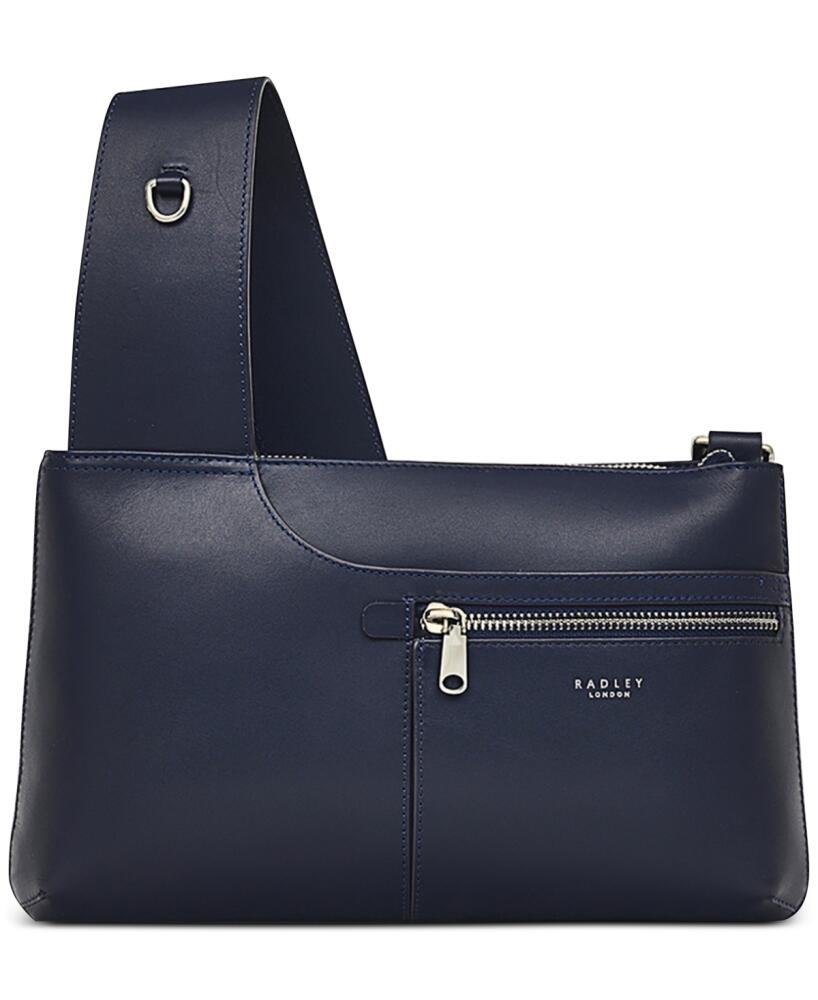 Radley London Pockets Icon- Small Ziptop Crossbody - Navy Cover