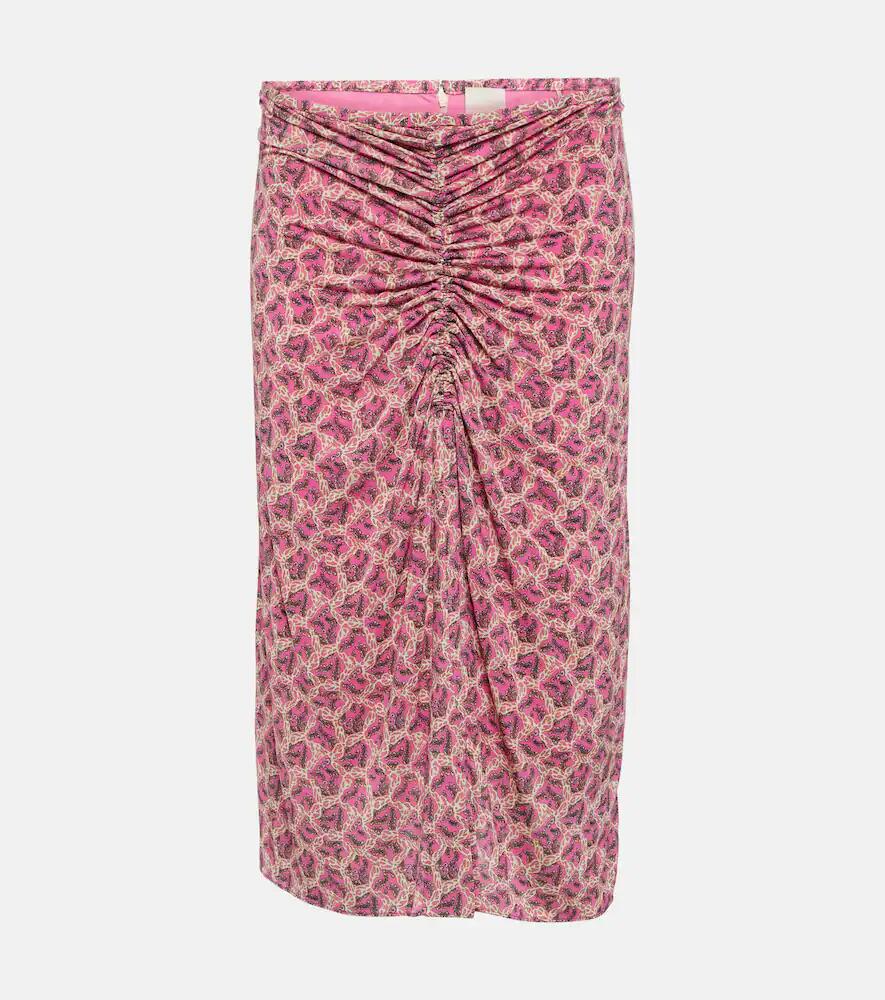 Isabel Marant Sakura floral midi skirt Cover