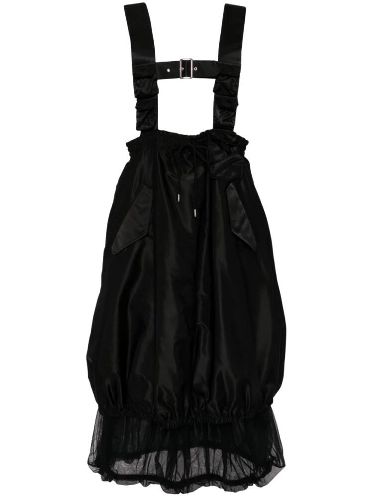 Noir Kei Ninomiya drawstring hem dress - Black Cover