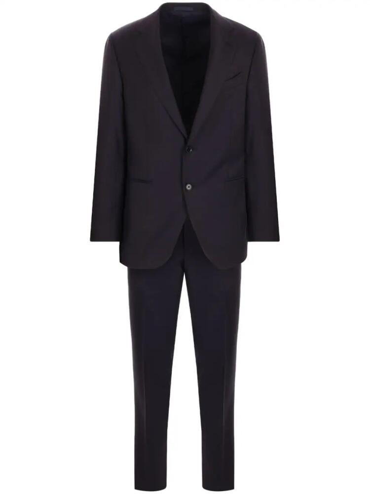 Caruso single-breasted suit - Blue Cover