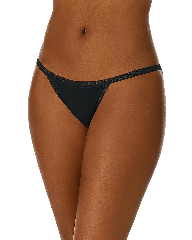 On Gossamer Cabana Cotton String Bikini Cover