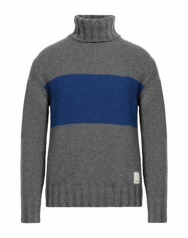 Emporio Armani Man Turtleneck Grey Wool, Polyamide Cover