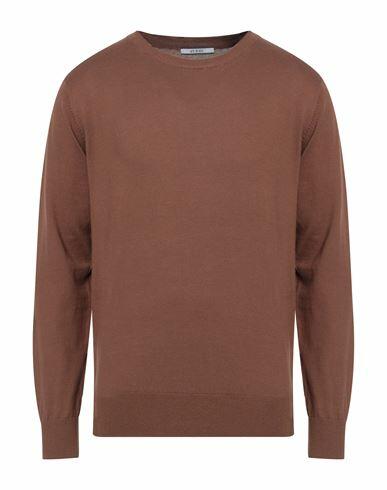 At. p.co Man Sweater Brown Cotton Cover