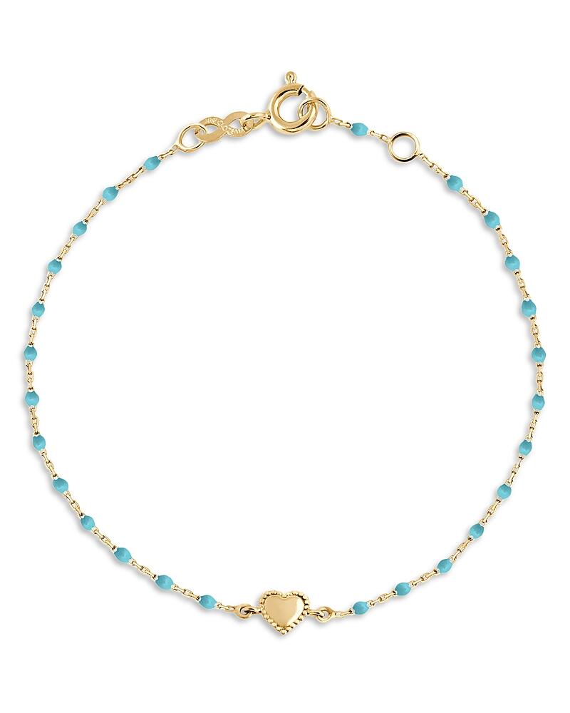 Gigi Clozeau Resin & 18K Yellow Gold Lucky Heart Pendant Bracelet Cover