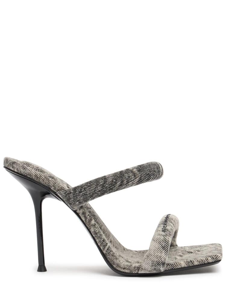 ALEXANDER WANG 105mm Julie Denim Sandals Cover