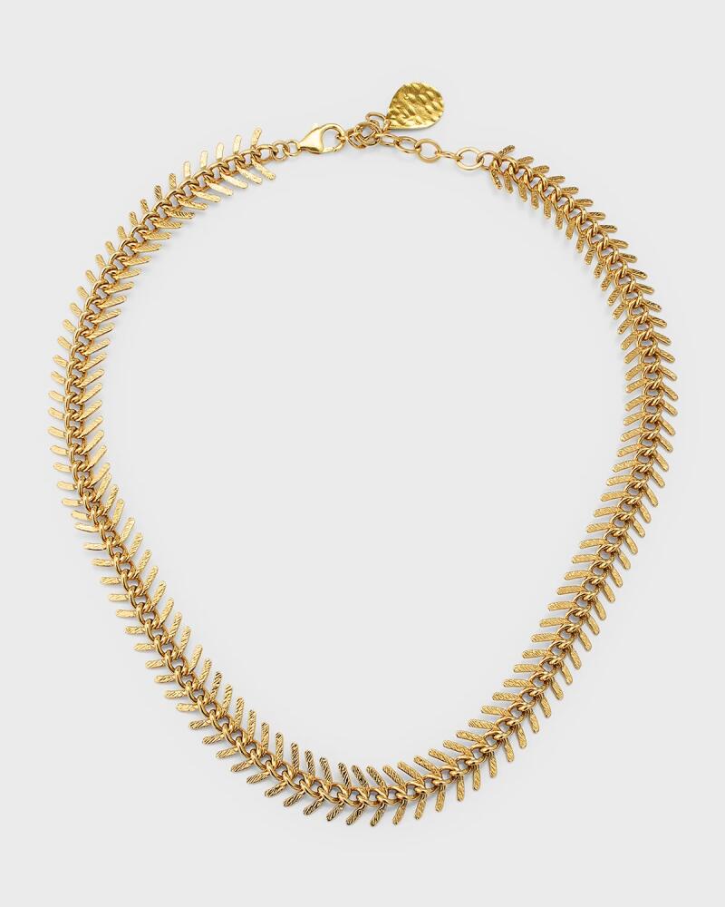 Devon Leigh Herringbone Chain Necklace Cover