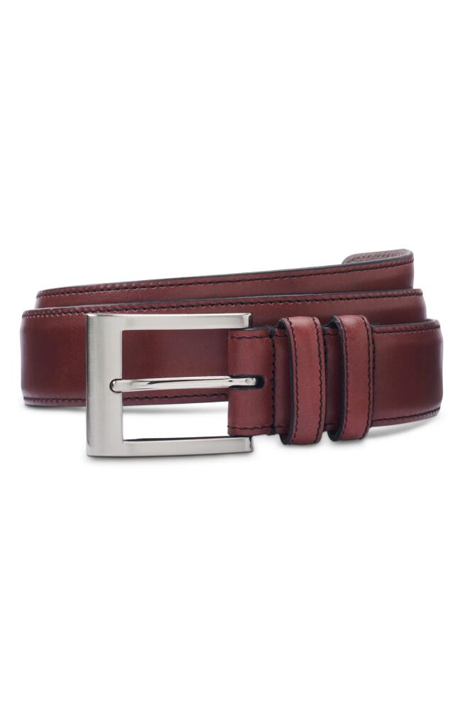 Allen Edmonds Basic Wide Leather Belt in Oxblood Cover