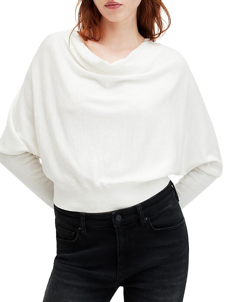 Allsaints Ridley Cowl Neck Cropped Sweater Cover