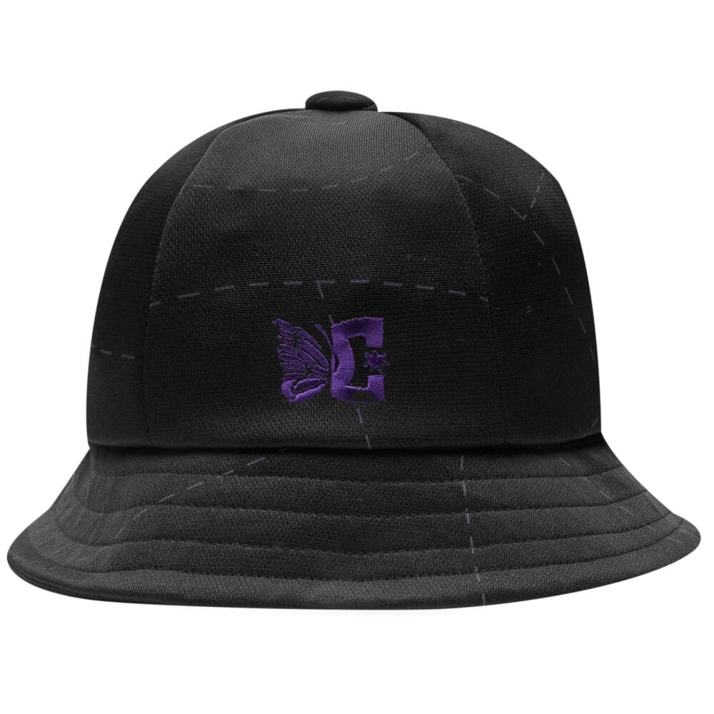 Needles Men's DC Poly Smooth Printed Bemuda Hat in Black Cover