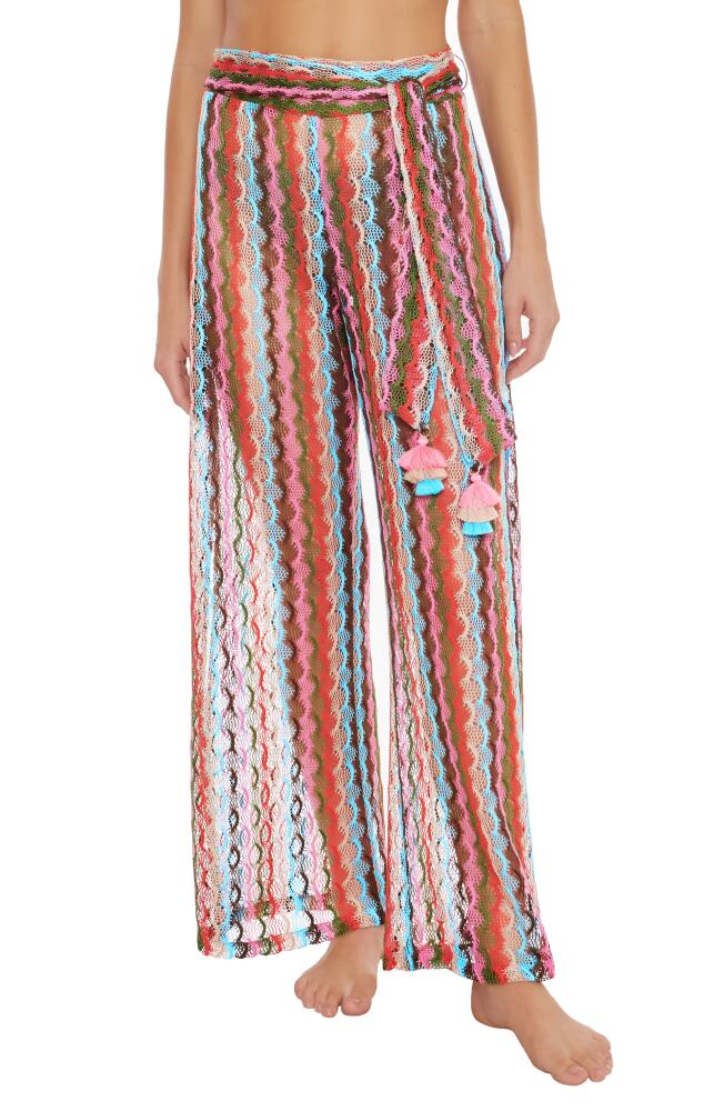 Trina Turk Iseree Cover-Up Pants in Sugarberry Multi Cover