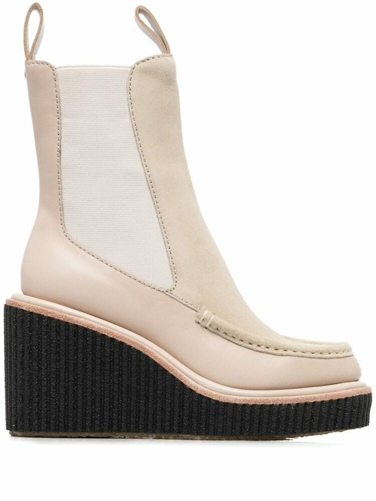 rag & bone Sloane wedge Chelsea boots - Neutrals Cover