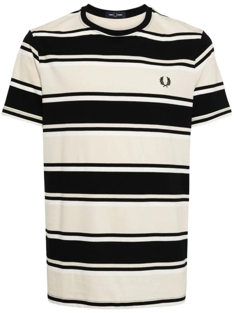 Fred Perry striped cotton T-shirt - Multicolour Cover