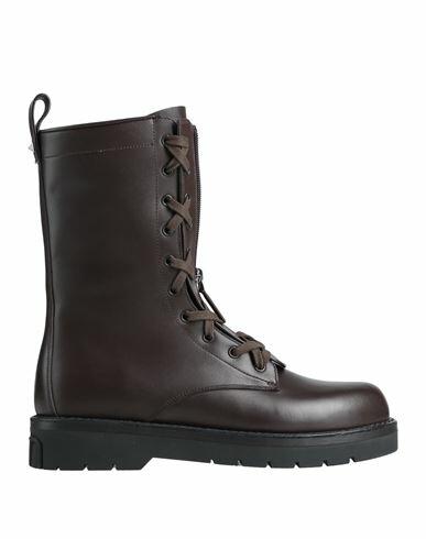 Valentino Garavani Man Boot Dark brown Leather Cover