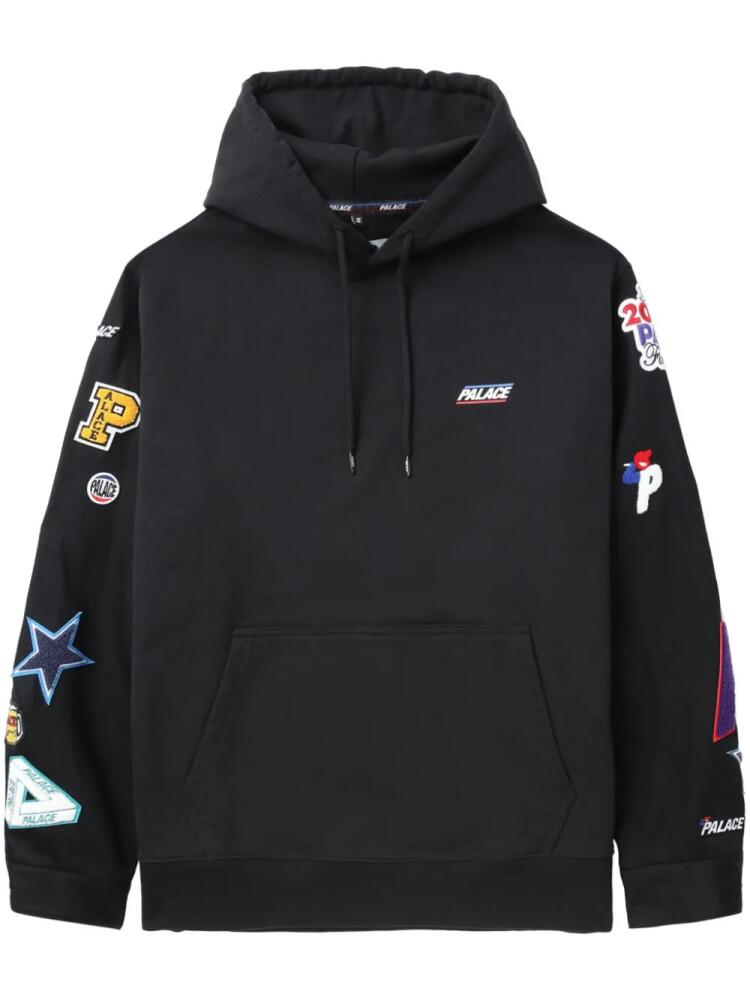 Junya Watanabe MAN x Palace patch-detail cotton hoodie - Black Cover