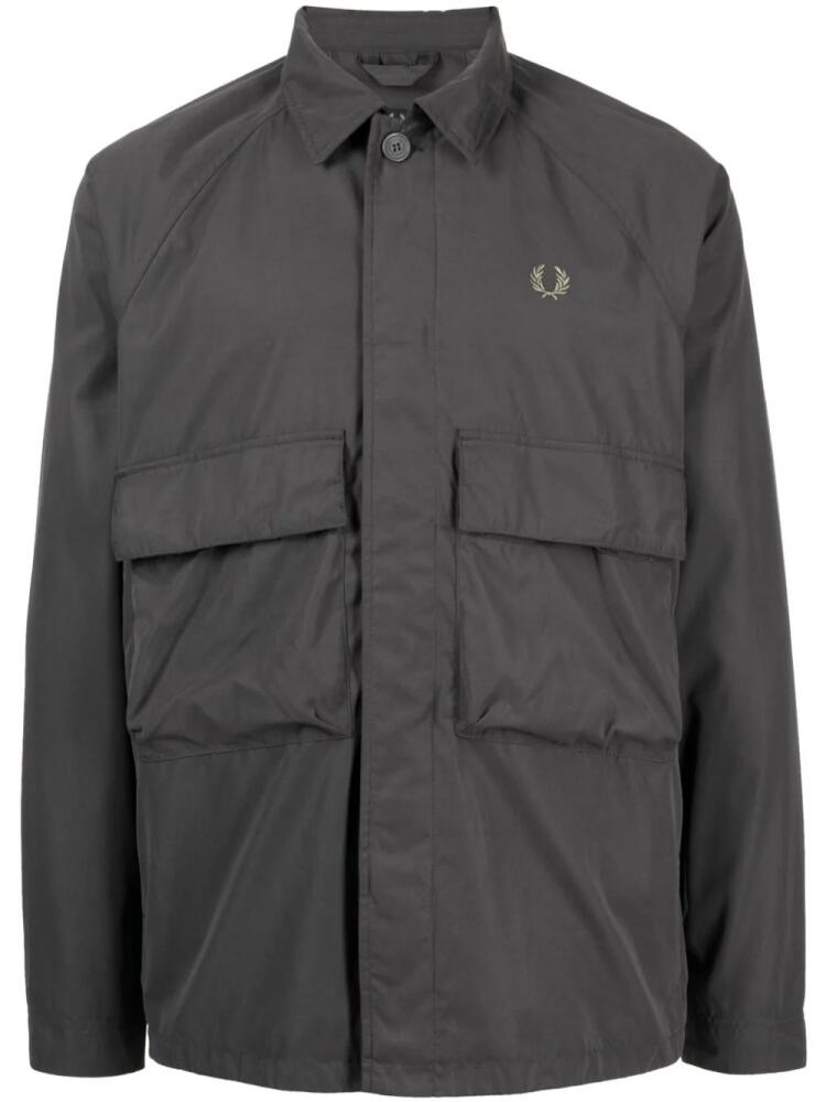 Fred Perry Ultility overshirt - Grey Cover