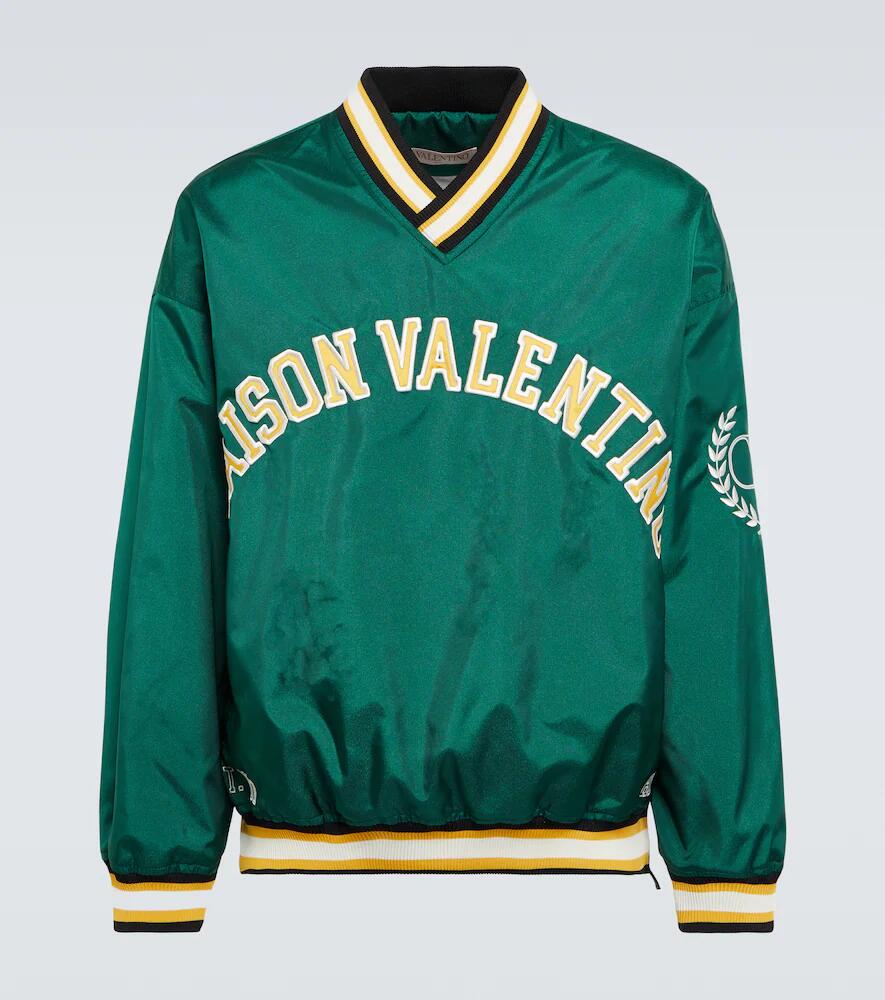 Valentino Logo appliqué varsity sweater Cover