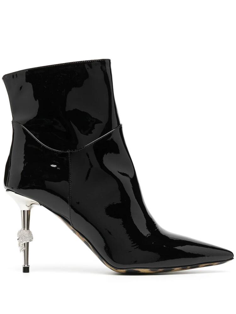 Philipp Plein skull-heel ankle boots - Black Cover