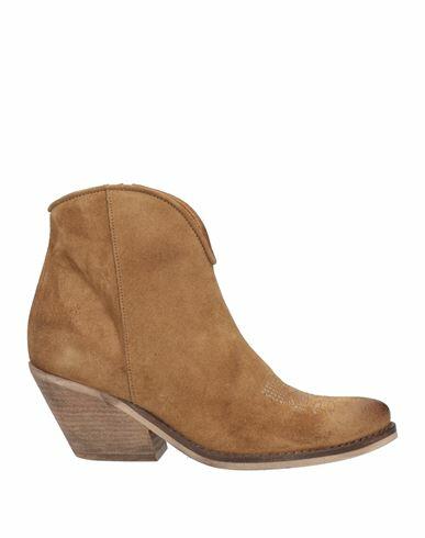 1725.a Woman Ankle boots Sand Leather Cover