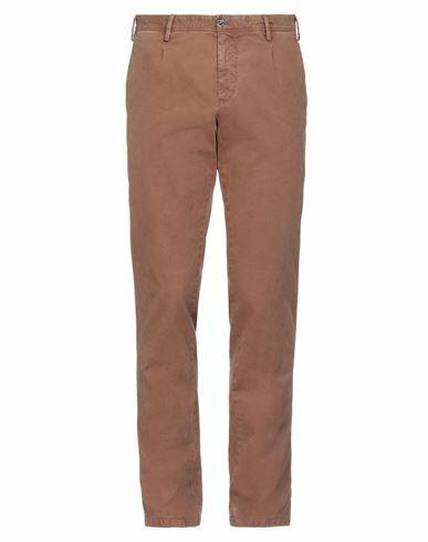 Pt Torino Man Pants Camel Cotton, Elastane Cover