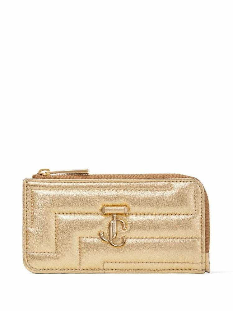 Jimmy Choo Lise-Z zipped purse - Gold Cover