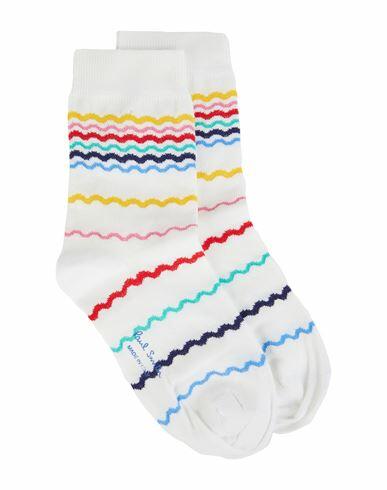 Paul Smith Woman Socks & Hosiery White Cotton, Polyamide, Elastane Cover