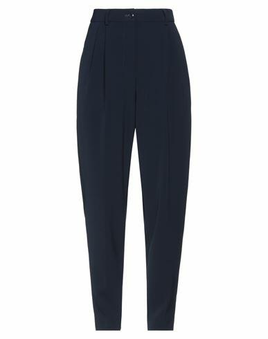 Boutique Moschino Woman Pants Navy blue Polyester, Elastane Cover