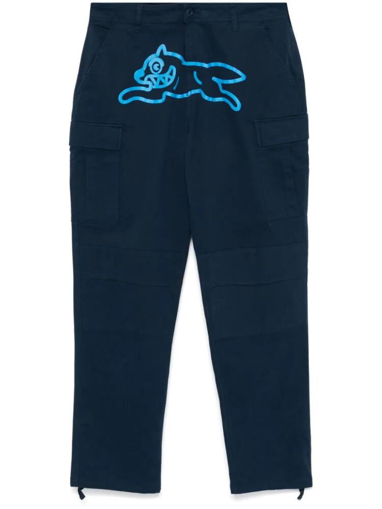 ICECREAM Running Dog cargo trousers - Blue Cover