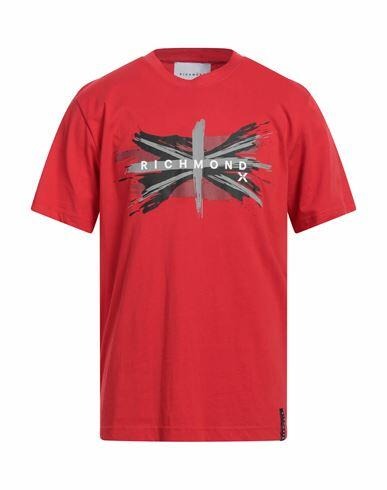 Richmond X Man T-shirt Red Cotton Cover