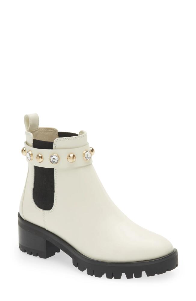 Karl Lagerfeld Paris Porshay Lug Sole Bootie in Bone Cover