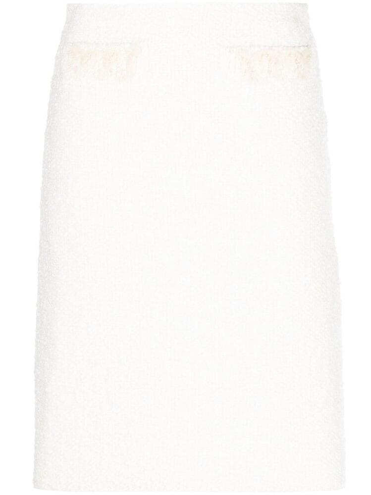 Lanvin high-waisted straight skirt - White Cover