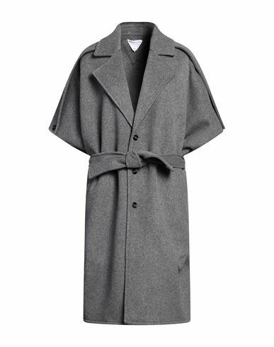 Bottega Veneta Woman Coat Grey Wool, Cashmere Cover