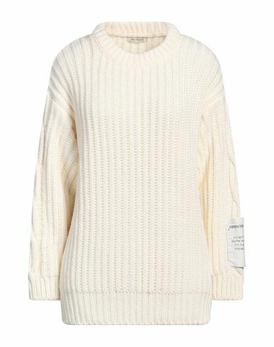 Hinnominate Woman Sweater Ivory Acrylic, Polyester Cover