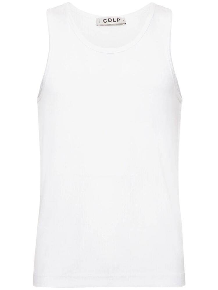 CDLP Ribbed Lyocell & Cotton Tank Top Cover