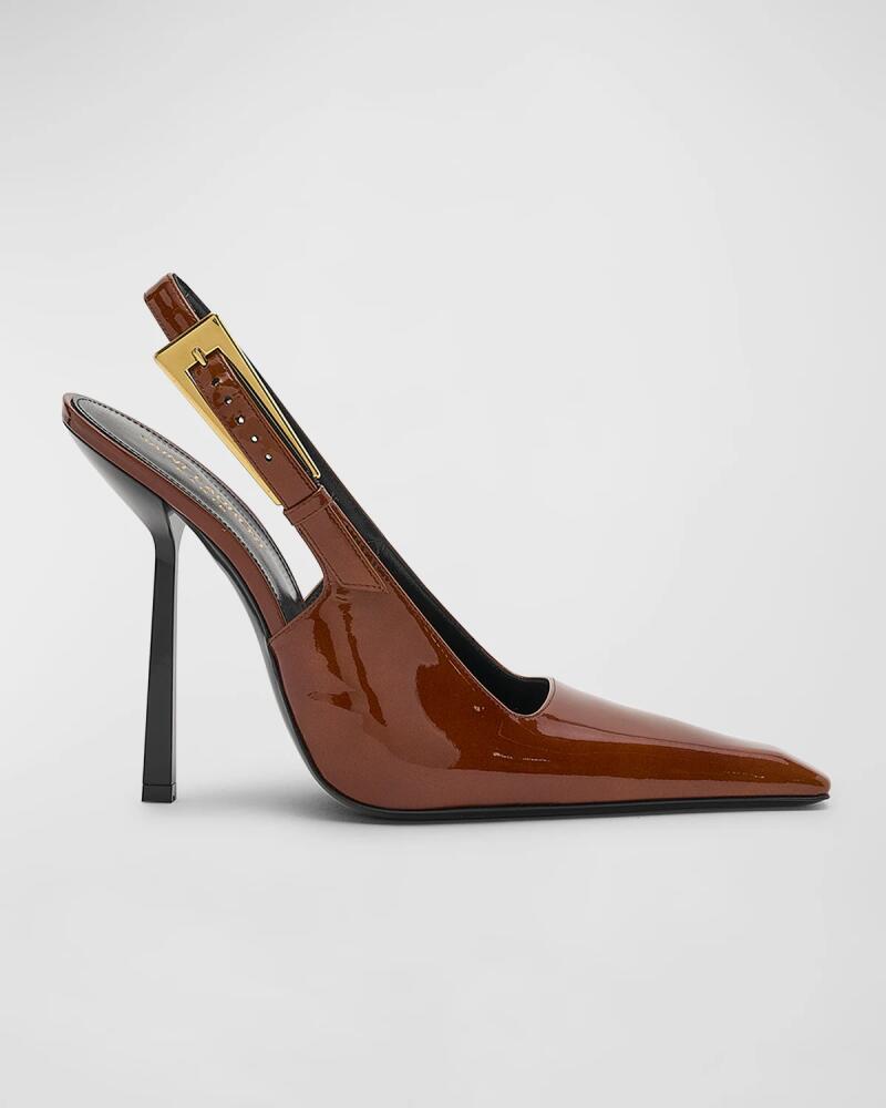 Saint Laurent Lee Patent Slingback Pumps Cover