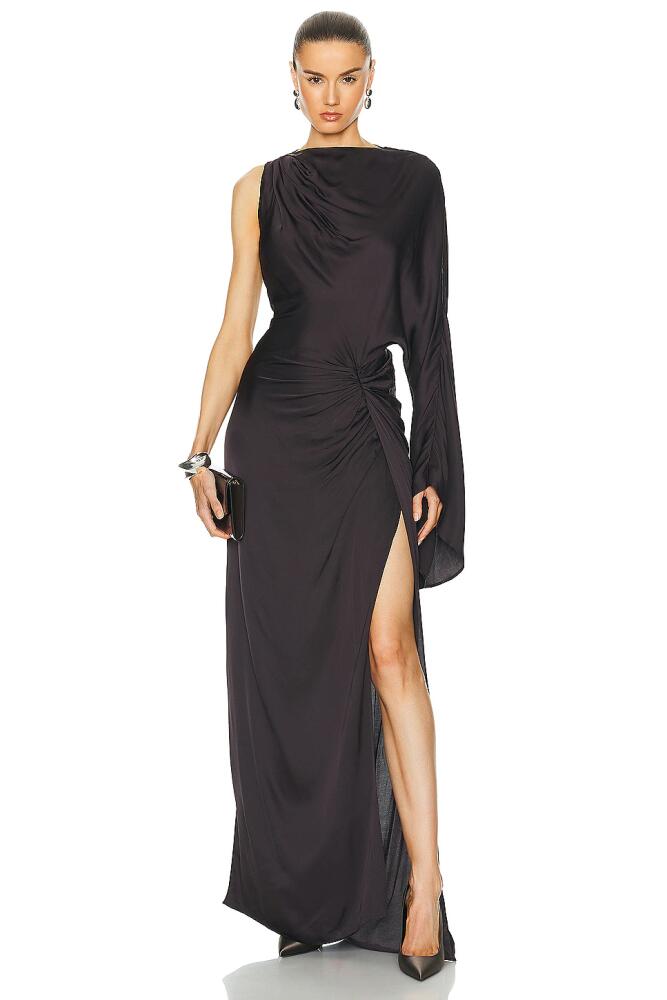 L'Academie by Marianna Cassia Gown in Chocolate Cover