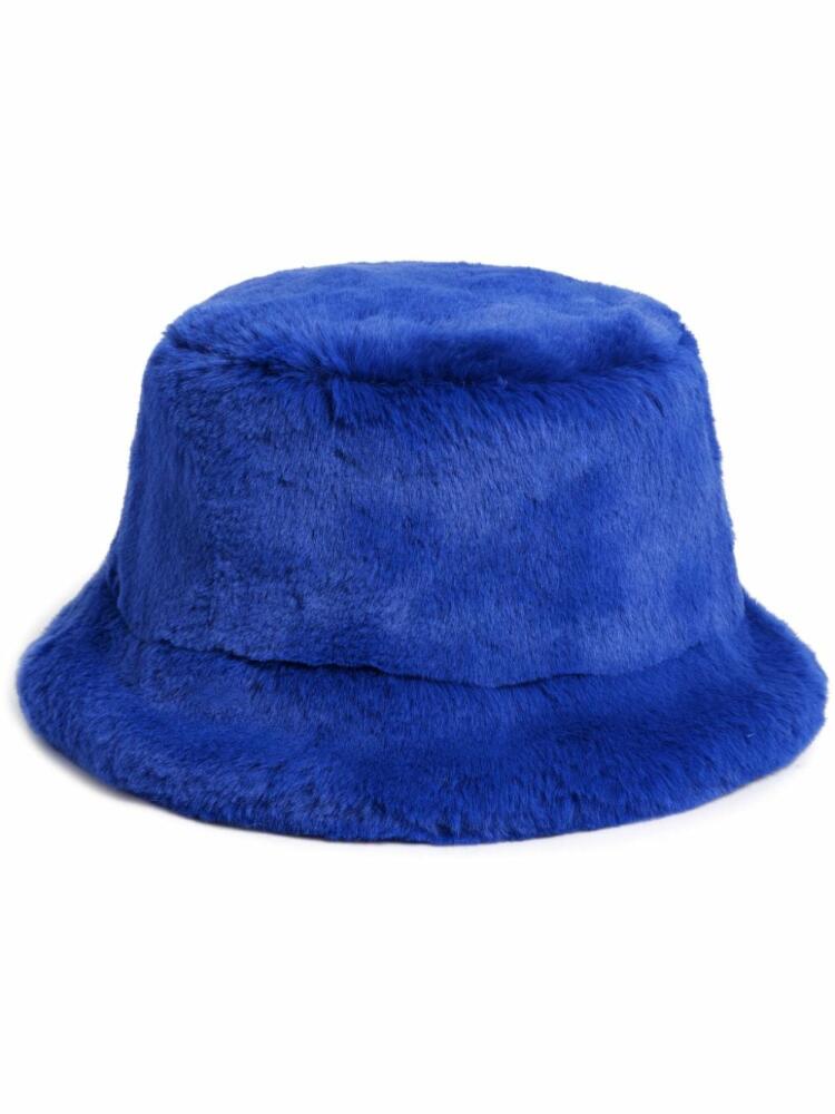 Apparis Gilly faux-fur bucket hat - Blue Cover