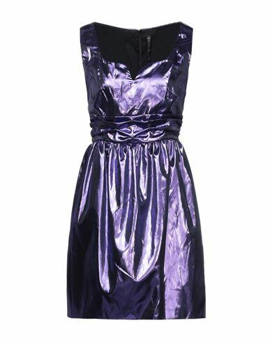 Manila Grace Woman Mini dress Purple Polyester Cover