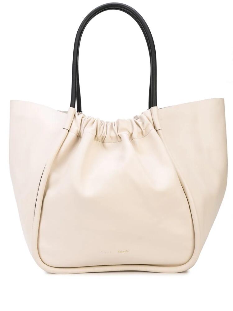 Proenza Schouler XL Ruched tote - White Cover