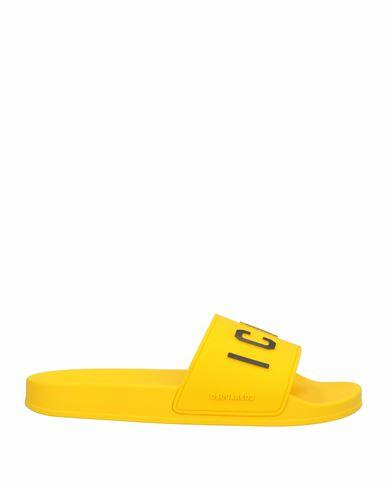 Dsquared2 Man Sandals Ocher Rubber Cover