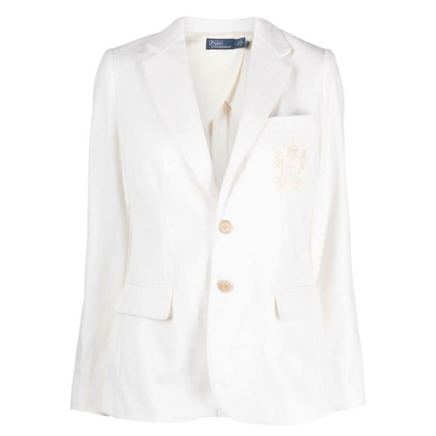 Polo Ralph Lauren Crest-Patch Straight Fit Blazer Cover