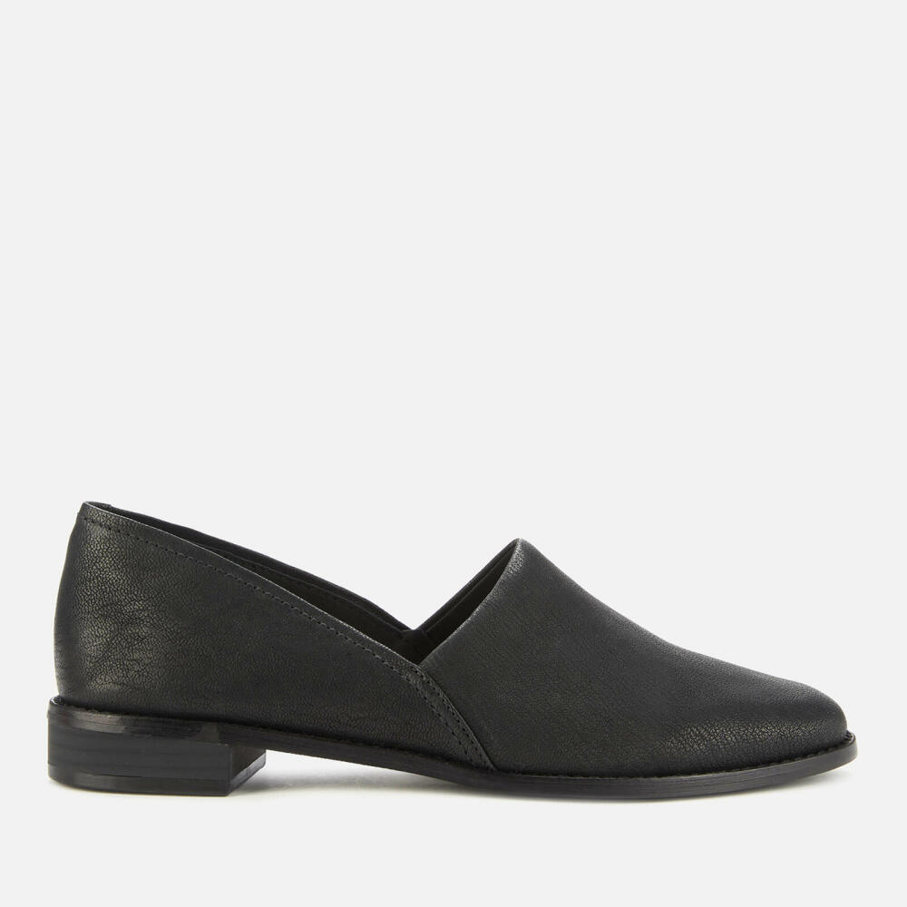 Clarks Women's Pure Easy Leather Flats - Black Cover