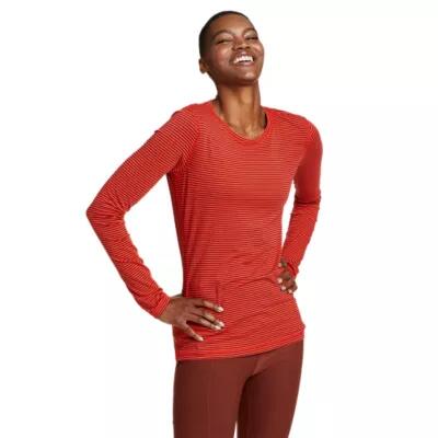 Eddie Bauer Women's Tempo Light Long-Sleeve T-Shirt - Print Cover