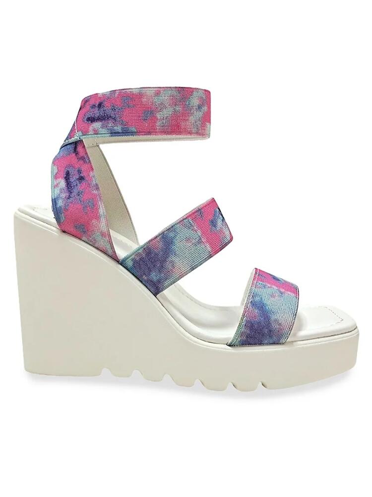 Ninety Union Women's Paige Ankle Strap Wedge Sandals - White Cover