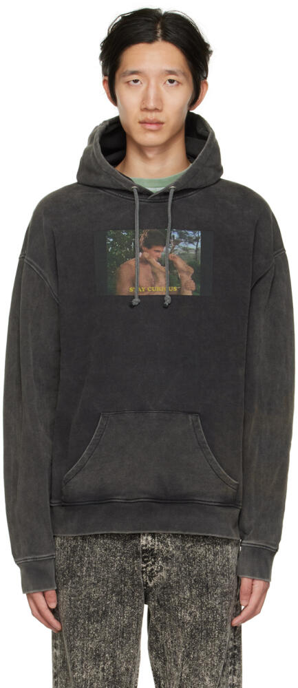 Carne Bollente SSENSE Exclusive Black 'Stay Curious' Hoodie Cover