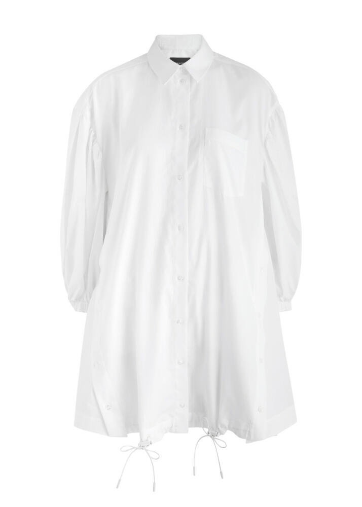 Simone Rocha Cotton Mini Shirt Dress - White Cover